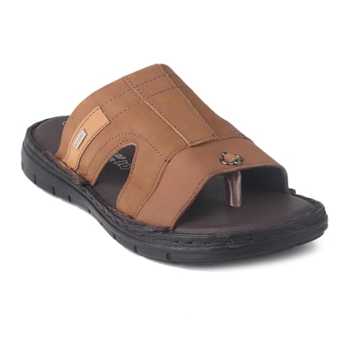 Image of Red Chief Leather casual slippers for men