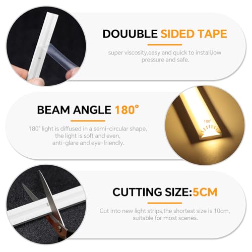 Ruban néon COB 24V flexible à intensité variable avec interrupteur tactile capacitif
