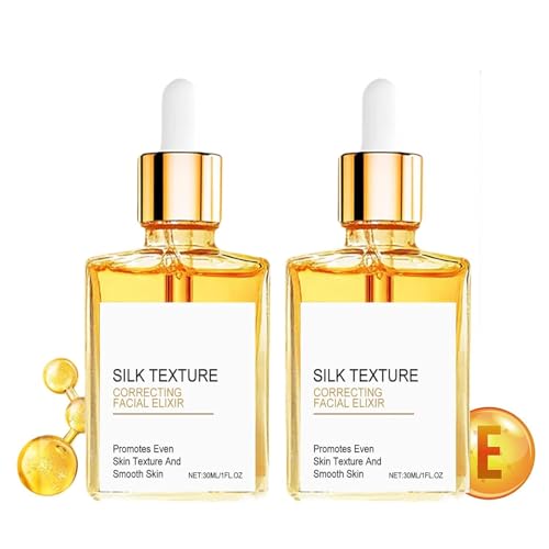 Aceite Corporal de Seda, Aceite de Baño y Ducha, Aceit-e Hidratante Corporal de Ducha, Infusionado con Manteca de Karité, Aceit-e de Coco, Vitamina E, Esencia Hidratante Facial y Corpora-l (2PC)