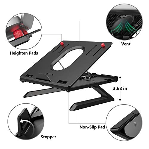 Ergonomic Foldable Laptop Riser with Cell Phone Holder - Image 3