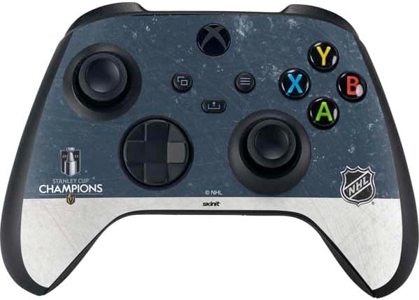 Skinit Decal Gaming Skin Compatible with Xbox Series X Bundle - Officially Licensed NHL Stanley Cup Champions 2023: Vegas Golden Knights Design