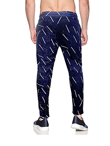 Image of AVOLT Men Slim Fit Lycra Blend Track Pants