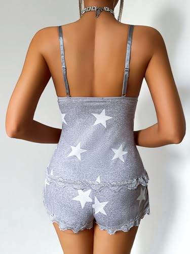 Image of Avidlove Womens Sweetness Cami Set Lace Camisole Lingerie Nightwear Sexy Pajamas Lounge Sets