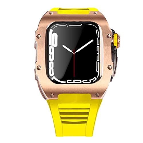 Boîtier en alliage de titane pour Apple Watch 7 look luxe