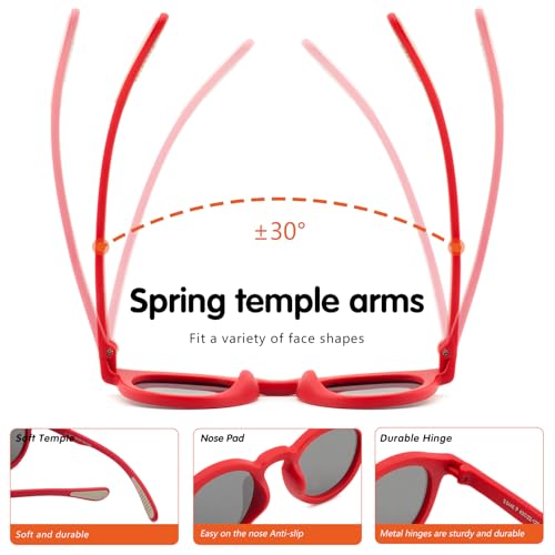 Image of EYEBUDDY Kids Toddler Sunglasses Age 2-4 /3-5 Boys Girls Polarized UV Protection Sun Glasses for Age 2-8