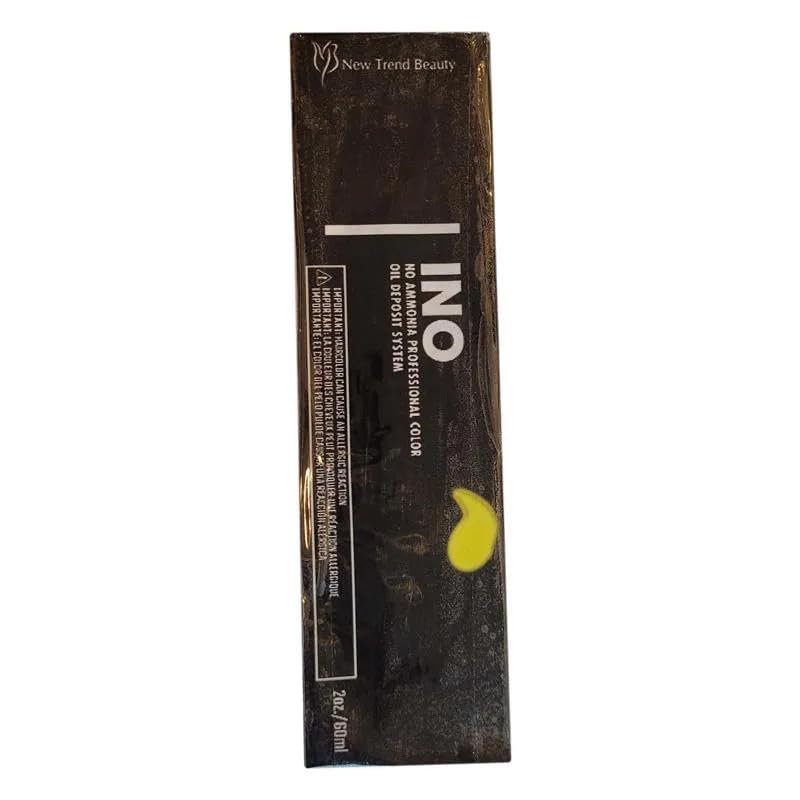 Professional INO Permanent Hair Color No Ammonia Superior Gray Coverage Oil Delivery System For Sensitive Scalps 2oz (#6.32 Dark Golden Iridiscent Blonde (6GV), 2oz)