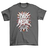 Photo Gallery t-shirt divertente con scritta "dad metal shield" - unleash the dad metal power! 100% cotone, divertente maglietta grafica per super dads!, grigio, xl Photo Gallery t-shirt divertente con scritta "dad metal shield" - unleash the dad metal power! 100% cotone, divertente maglietta grafica per super dads!, grigio, xl