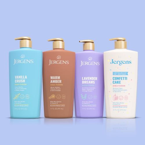 Image of Jergens Shea Fusion Confetti Cake Body Lotion, Shea Butter, 14 fl oz