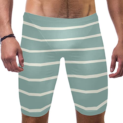 Traje de baño de natación a rayas para las mañanas de piscina y vacaciones de verano en talla L