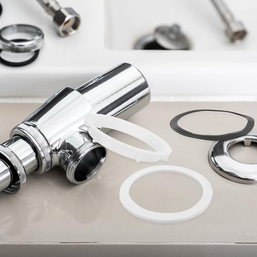 Kit 6 Pzs Sellos y Filtros para Desagüe de Fregadero Cocina miniatura 7