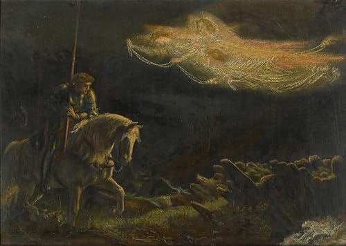 Tableau Sir Galahad impression sur toile 60x90cm pour décoration de chambre