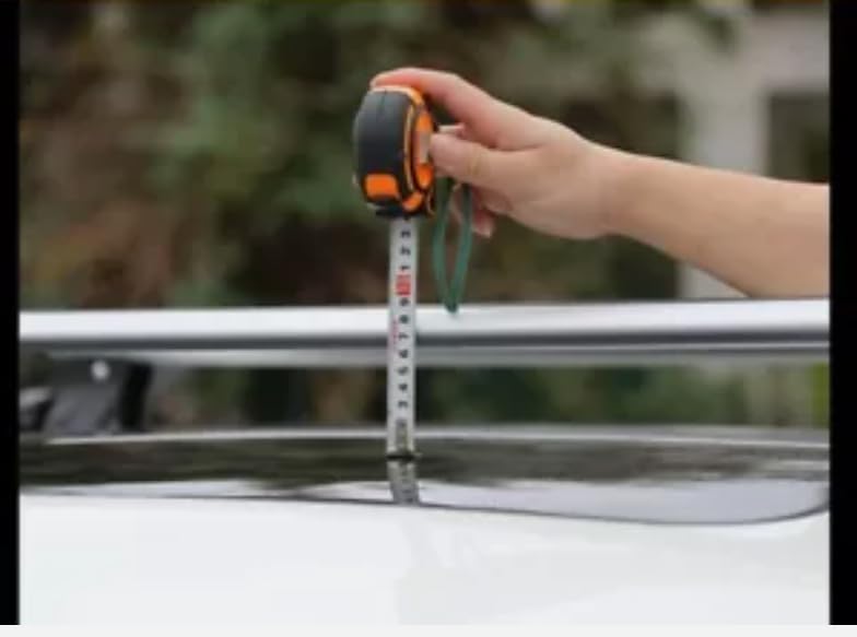 2PCS Aluminum Roof Rack Cross Bars for Rooftop Compatible with Fixed Points Roofs Fits for Volkswagen ID.4 CROZZ 2022-2025(Silver)