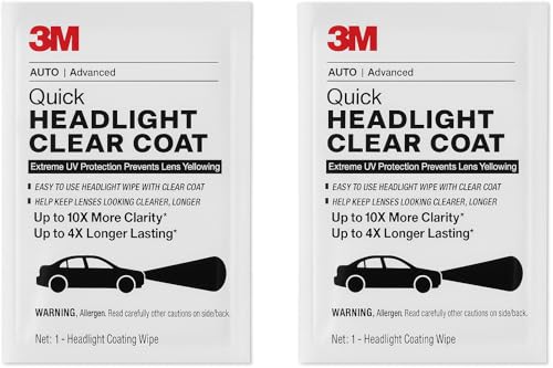 3M ヘッドライト用クリア コーティング ワイプ 39173（シート2枚入り...