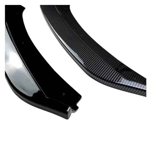 Diffuseur pare-chocs avant Seat Leon MK3 avec becquet tuning en ABS noir - 6