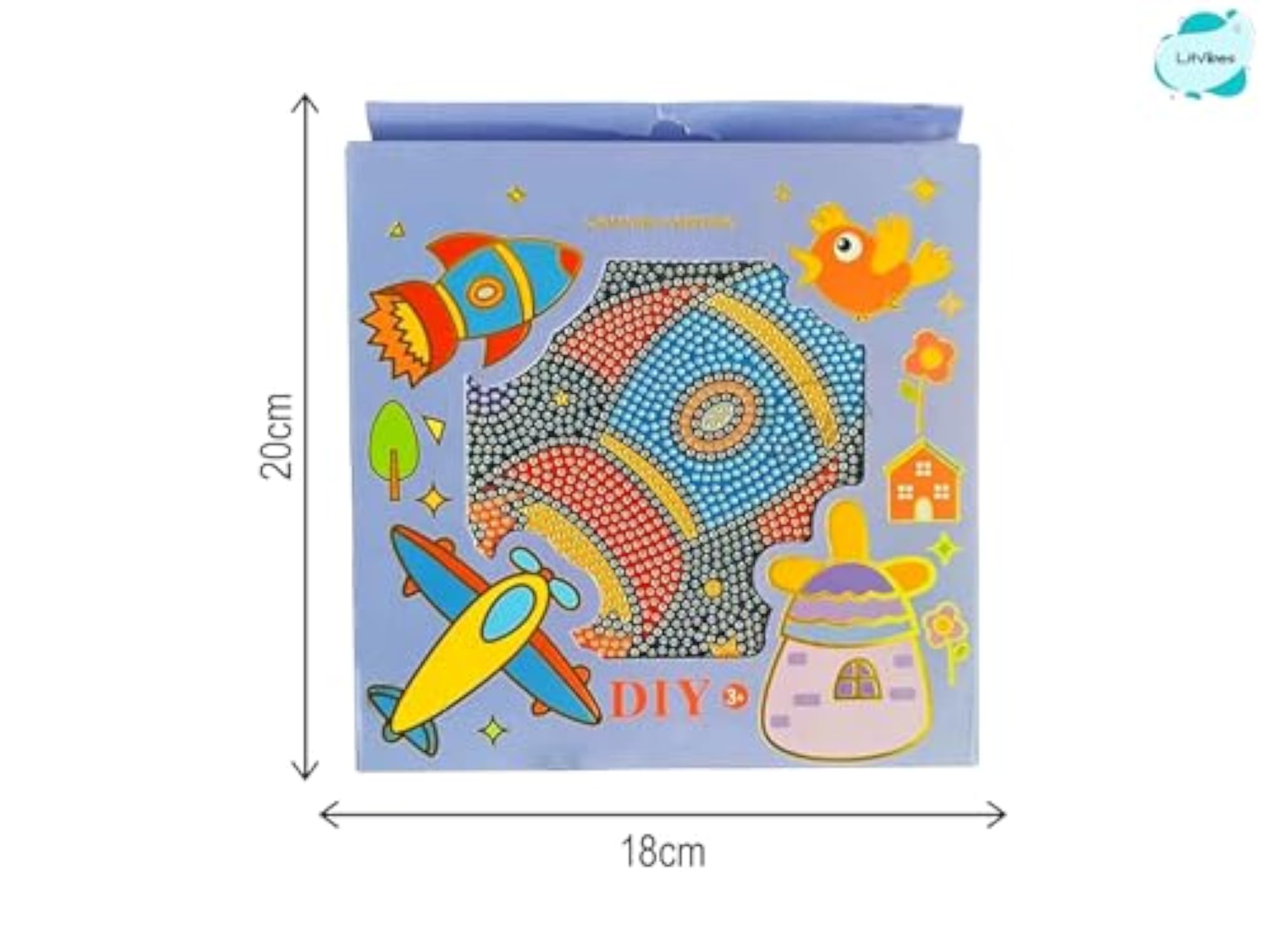 DIY Diamond Painting Kit with Frame for Kids & Adults
