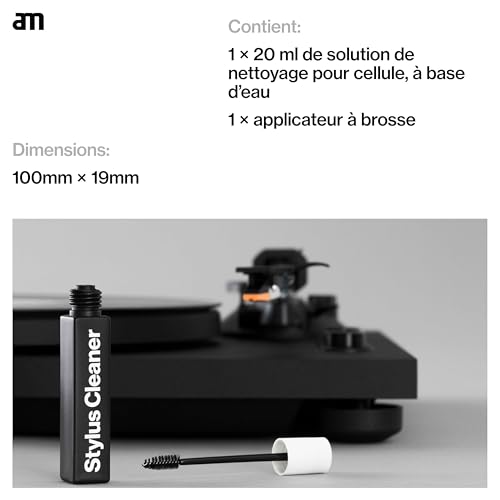 AM Clean Sound Stylus Cleaner - Brosse et Liquid Non Abrasive pour Diament de Platine Vinyle – vue 2