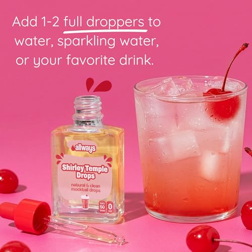 Image of Allways Drops Shirley Temple Water Enhancer | Sugar Free | 50 Servings