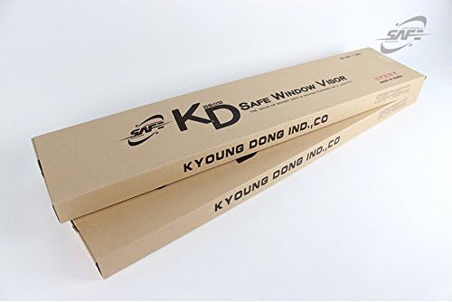 SAFE Smoked Window Visor Sun Rain Vent Guard 4p K-901-087