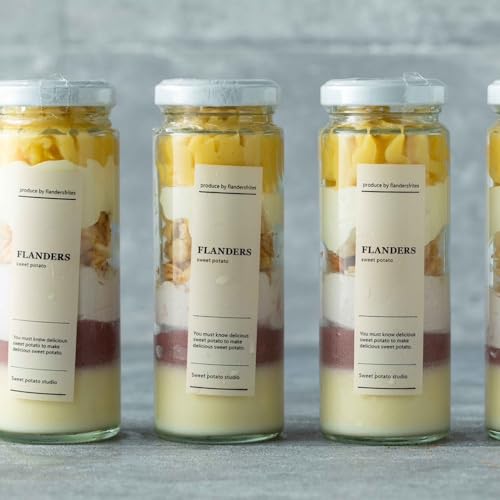 フランダースフリッツ 7層のスイートポテトパフェ瓶 4本入のサムネイル