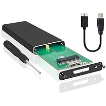JacobsParts M.2 NGFF SATA SSD to USB 3.0 Portable External Drive Enclosure Case with UASP