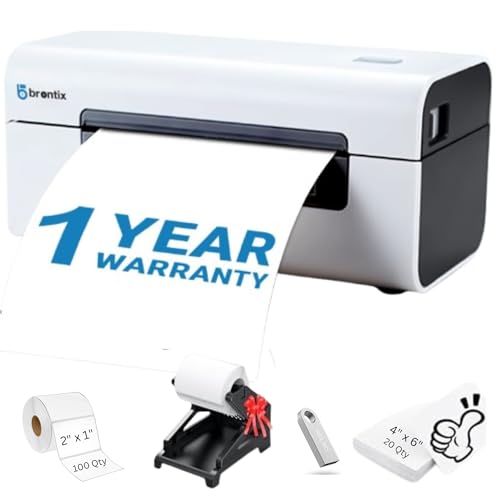 Image of BRONTIX Thermal Printer (4 Inch, White)