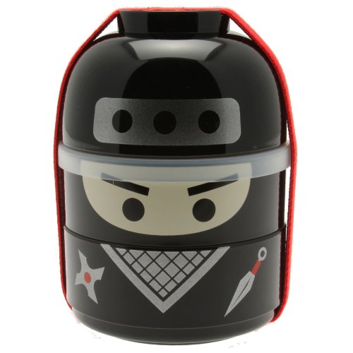 Kotobuki Ninja Boy Bento Box Set, Black