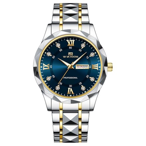 Reviews de Relojes los preferidos por los clientes. 42 Relojes de Pulsera Hombre Reloj Analógico Moderno de Acero Inoxidable, Reloj Hombre de Cuarzo a Prueba de Agua Resistente