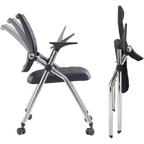 Silla de oficina plegable con ruedas asiento