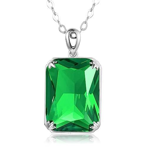 Collier émeraude pour femmes, le bijou rectangulaire idéal pour sublimer vos soirées