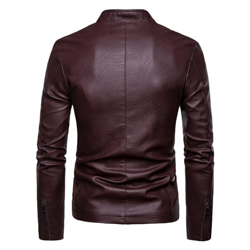 Chaqueta de motorista ligera contra el viento con cuello funcional 3