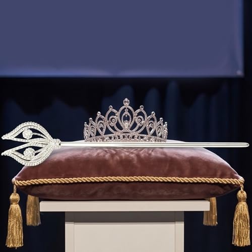 Sceptre avec strass accessoire concours de beauté et bal