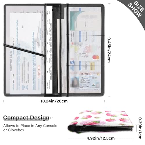 Organizador de Documentos para Auto Cuero miniatura 3