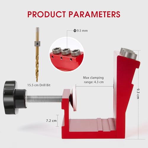 Kit gabarit de poche 3 trous pour réussir vos fixations inclinées sans dévier - 3