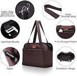 FDJASGY Porte-pâtisserie pour chiens avec Poche et attache de sécurité, Petit porte-chien souple pour petit animal de compagnie en plein air Sac à dos Café