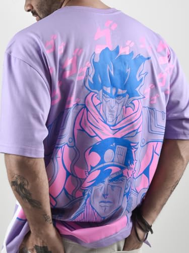 Image of ComicSense.xyz Unisex Anime Oversized T Shirts for Men and Women, Yare Printed 180 GSM Anime Drop Shoulder Tshirt