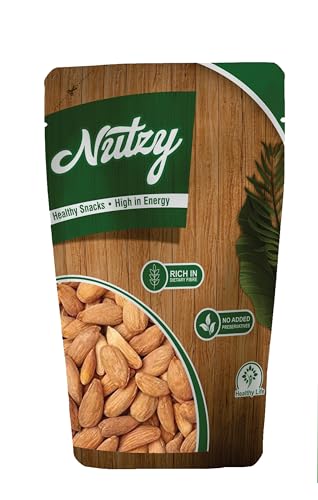 Image of Nutzy Premium Almonds (Gurbandi Almonds, 200g)
