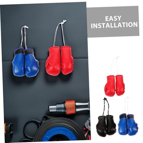 Accessoires esthétiques auto mini de boxe suspendus contre l'ennui - 7