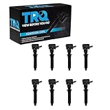 TRQ Ignition Coil Set Compatible with 2019-2020 Jaguar F-Pace 2014-2022 F-Type 2019 XE 2013-2015 XF XFR XFR-S 2013-2019 XJ 2014-2017 XJR 2018-2019 XJR575 XK XKR XKR-S