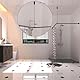 Sikaiqi Dehnbare 304 Edelstahl L-Form Badezimmer Badewanne Ecke Duschvorhangstange (Schwarz 60-133 cm x 180-215 cm), bohrfreie Installation, für Badezimmer, Bekleidungsgeschäft, Privatraum