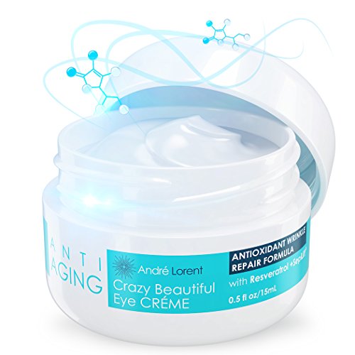Best Eye Cream for Wrinkles - Resveratrol + Shea Butter + Aloe Vera Juice + Jojoba Oil - Must Have Day/Night Cream for Under Eyes - Reduces Crow's Feet. Fine Lines & Sagging Skin