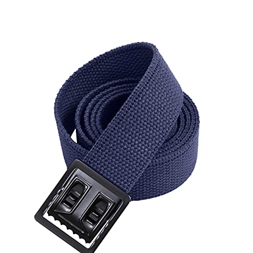 Rothco Web Belts with Open Face Buckle, Navy, 54''