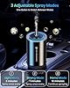 AI Car Air Freshener Electric Diffuser with 50ml Perfumes (Colognee), Ultrasonic Atomizer, Intelligent 3 Modes, Auto ON/OFF, Rechargeable Battery, Natural Perfume Lasts 5 Months, Car Fragrance BJ-577 #4