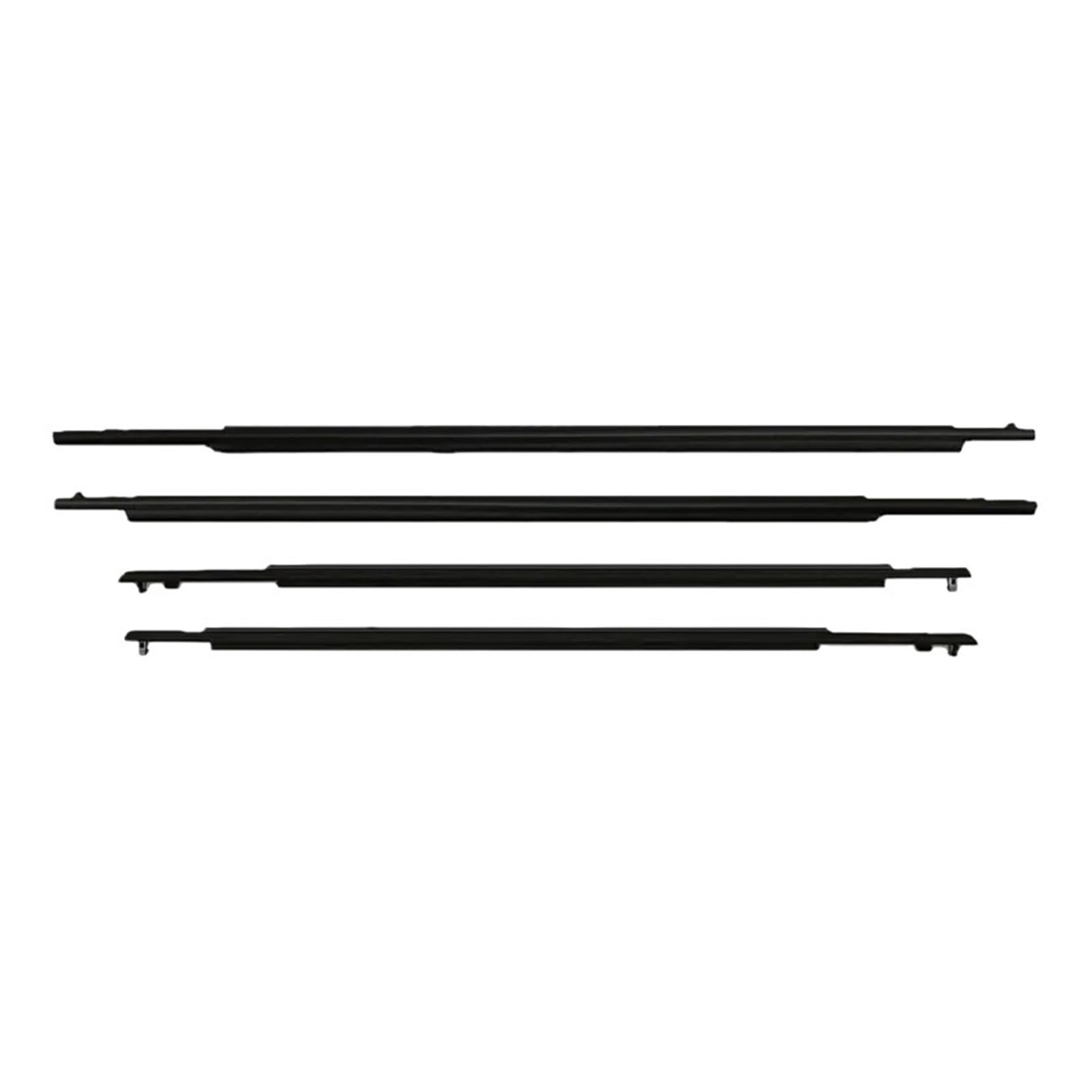 Watjcse One Color Car Side Window Weatherstrips Window Glass Rubber Sealing Strip Moulding Compatible With Toyota Prius 2010-2015