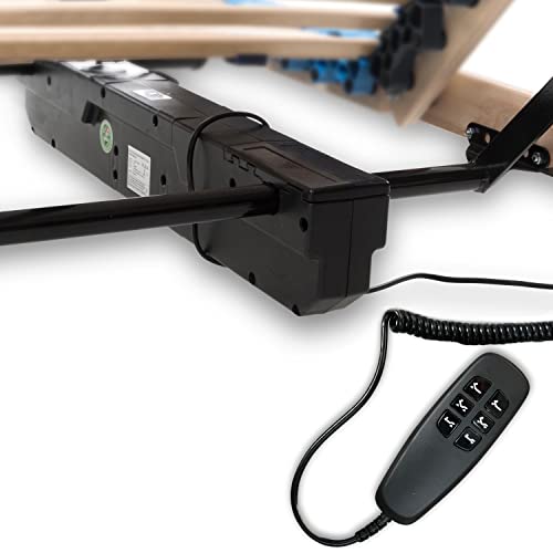 Betten-ABC - Elektro 7-Zonen-Lattenrost Move - 90x200cm - Elektrische Kopf- & Fußteilverstellung - für alle Matratzen geeignet - 5-fache Härtegradverstellung - Fertig montiert & Speditionslieferung – Bild 4