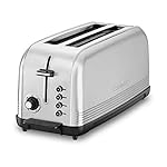 Cuisinart CPT-2500 Long Slot Toaster, Stainless Steel, Silver, 2-slice long slot