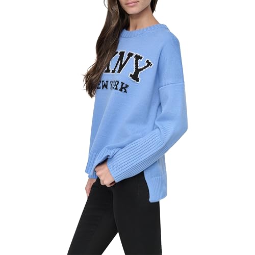 DKNY Women's Logo Longsleeve Warm Comfortable Sweater3
