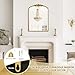 WallBeyond Gold Vintage Mirror for Vanity 22x30 Inch, Gold Antique Mirror with Ornate Frame, Arched Vintage Wall for Bathroom, Living Room, Fireplace, Entryway