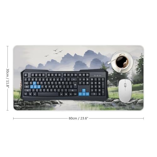 Desk Pad Protector 24x12 Inch Extended Landscape Painting miniatura 2