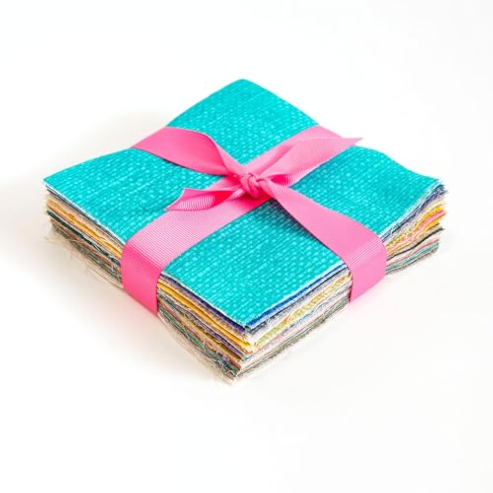 102pcs 5" Squares Crosshatch Mix Pre-Cut Fabric Quilt Charm Pack