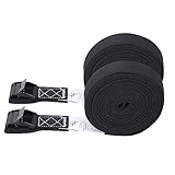 DEARMAMY 車用荷物結束ベルト カヤック ボートトレーラー ルーフラック サーフボード 積載固定用 結束ベルト 耐久性設計 持ち運び便利